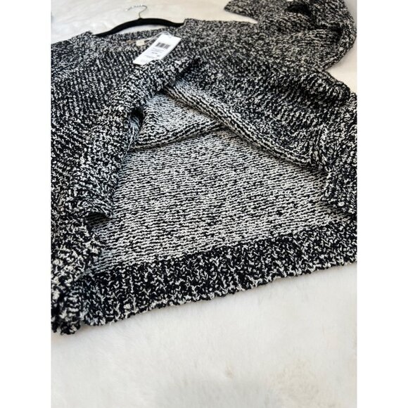 NWT Eileen Fisher Size M Round Neck Boxy Sweater - Black MSRP $268 - Picture 13 of 13